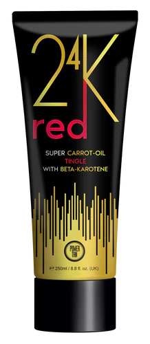 250ml bottle of Power Tan 24K Red