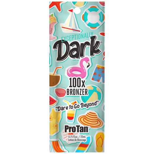 22ml sachet of Pro Tan Exceptionally Dark