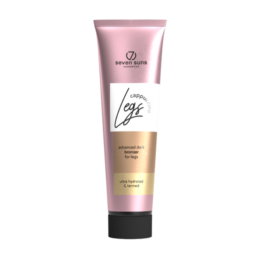 150ml bottle of Seven Suns Cappuccino Legs
