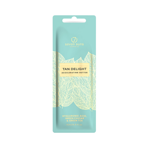 15ml sachet of Seven Suns Tan Delight