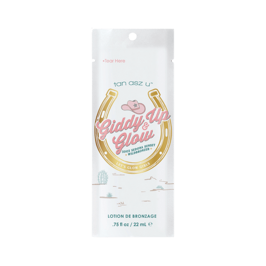 22ml sachet of Tan Asz U Giddy Up & Glow