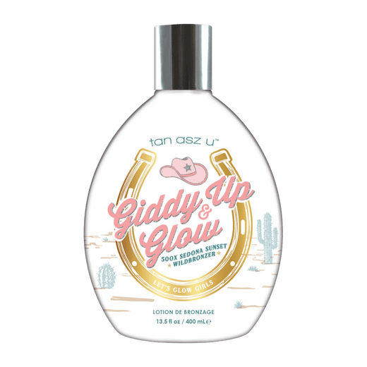 400ml bottle of Tan Asz U Giddy Up & Glow