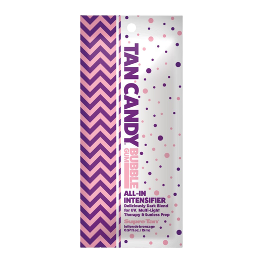 15ml sachet of Supre Tan Candy Bubble Gum