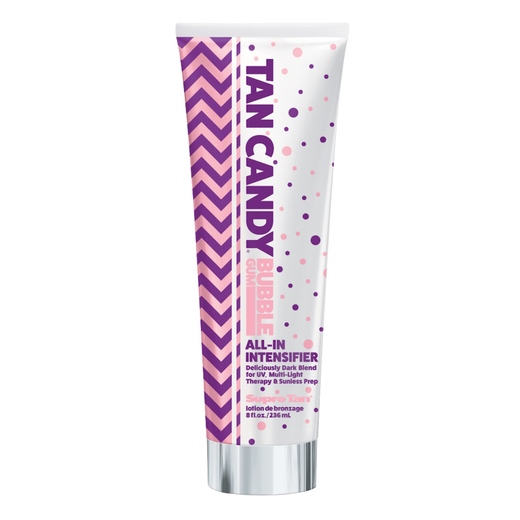 250ml bottle of Supre Tan Candy Bubble Gum