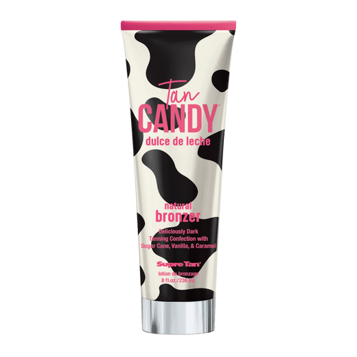 236ml bottle of Supre Tan Candy Dulce de Leche