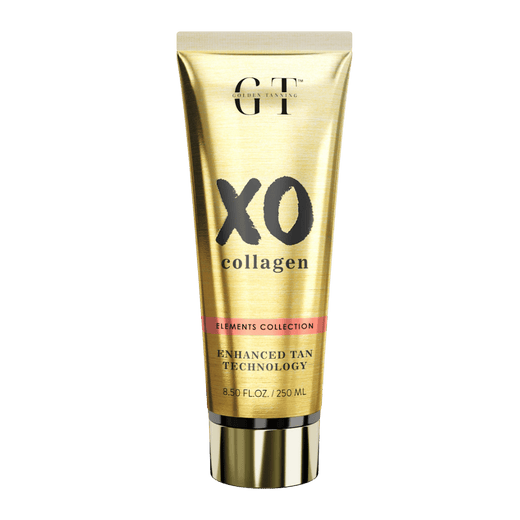 250ml bottle of Golden Tanning XO Collagen Accelerator