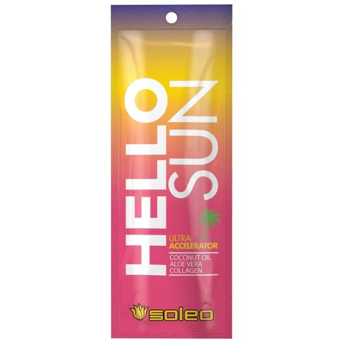 15ml sachet of Soleo Hello Sun