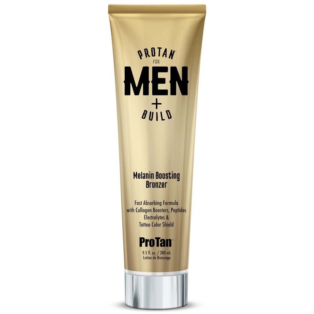 Pro Tan for Men + Build Melanin Boosting Bronzer