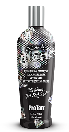 250ml bottle of Pro Tan Bodaciously Black