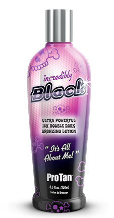250ml bottle of Pro Tan Incredibly Black