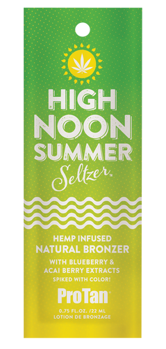 22ml sachet of Pro Tan High Noon Summer Seltzer