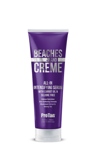 250ml bottle of Pro Tan Beaches and Creme All-In-One Intensifying Serum