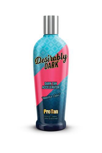 250ml bottle of Pro Tan Desirably Dark