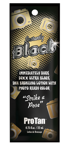 22ml sachet of Pro Tan Instantly Black