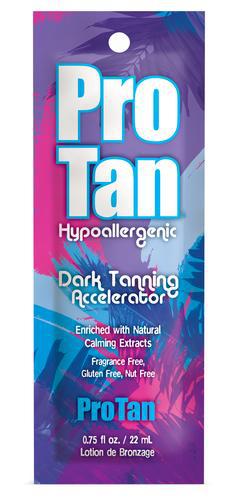 22ml sachet of Pro Tan Hypoallergenic Accelerator