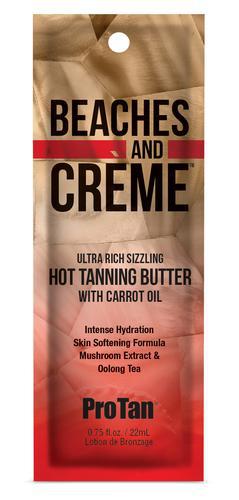 Pro Tan Beaches and Crème Ultra Rich Sizzling Hot Tanning Butter with Carrot Oil