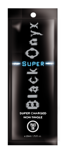 20ml sachet of Power Tan Super Black Onyx