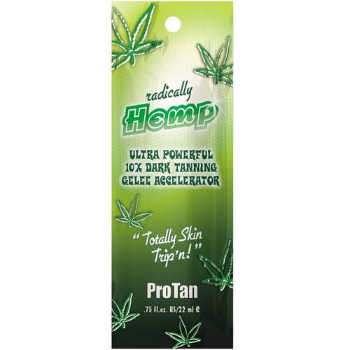 22ml sachet of Pro Tan Radically Hemp