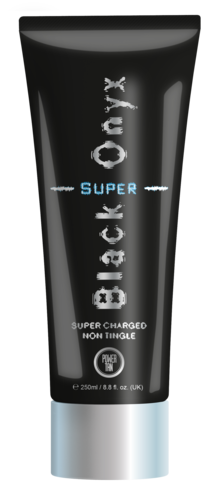250ml bottle of Power Tan Super Black Onyx