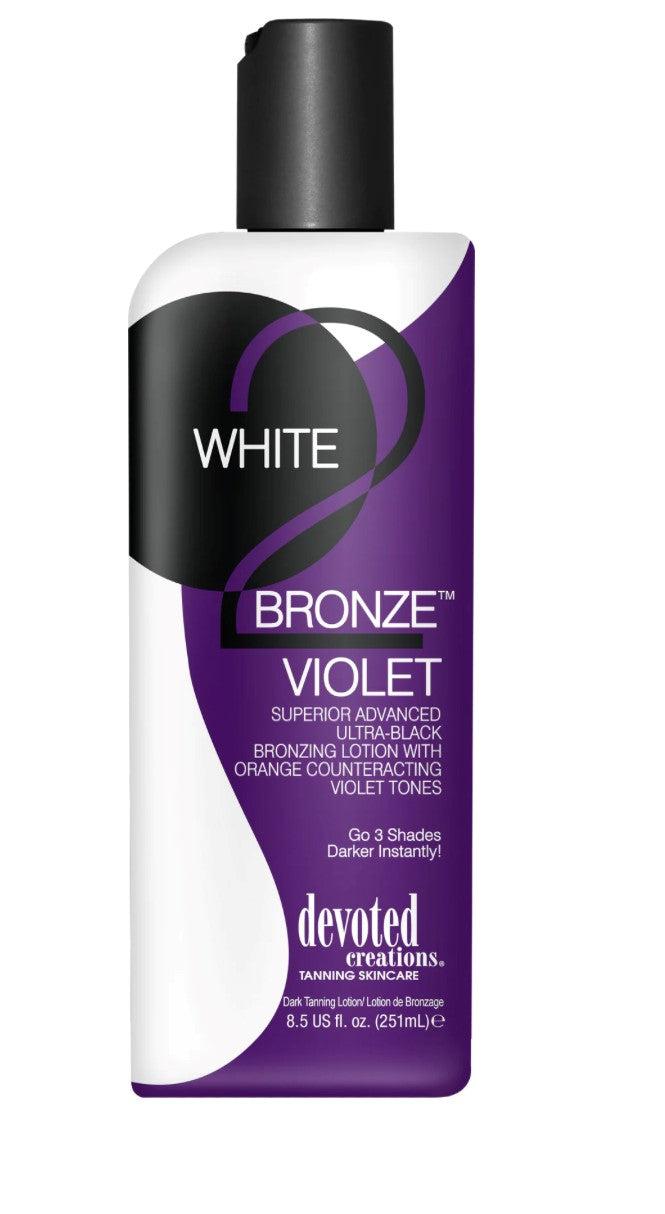 Devoted Creations White 2 Bronze Violet