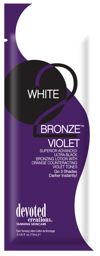 Devoted Creations White 2 Bronze Violet