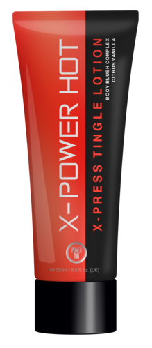 250ml bottle of Power Tan X Power Hot