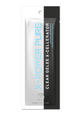 20ml sachet of Power Tan X Power Pure